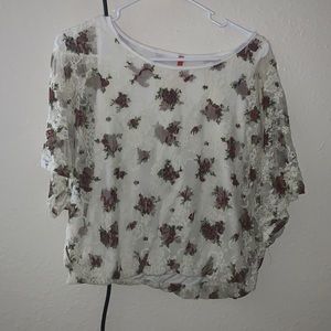 Lace Floral Blouse